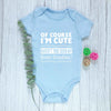 "Of Course I'm Cute, Haven't You Seen My Great Grandma?" Baby Bodysuit – Newborn Cotton Romper for Boys & Girls – Soft & Breathable Infant Clothes (0-1Y)