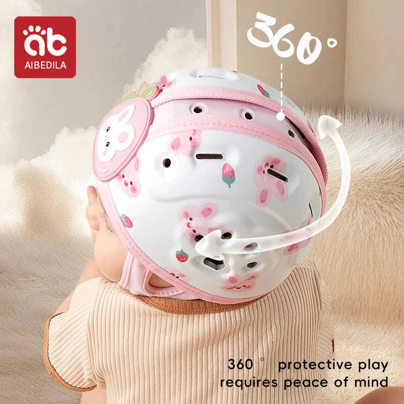 AIBEDILA Toddler Safety Helmet – Cute Protective Headgear for Infants Learning to Walk or Cycle