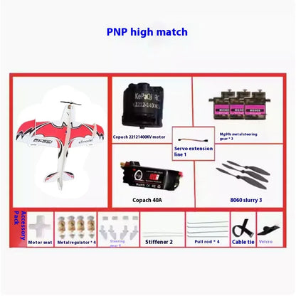 3D Mercury Fixed-Wing Aerobatic RC Airplane – DIY Remote Control Flying Plane Kit