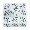 10-Pack 16mm (0.63 in) Acrylic D6 Dice Counters - Board Game & Classroom Tokens