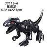 Jurassic World 3 Brutal Raptor Building Blocks – Tyrannosaurus, Indominus, and I-Rex Dinosaur Toy for Kids