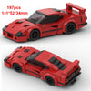 MOC Speed Racing Car Building Blocks Set — Small Studded Sports Car Garage Toy