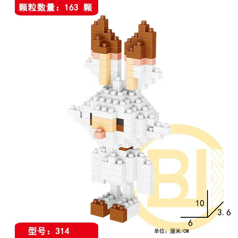 DIY Pokemon Mini Building Blocks – Pikachu, Charizard, Eevee, Mewtwo Anime Model Toys