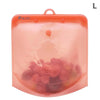 PULISI Silicone Reusable Food Storage Bags - Leakproof Containers (1500ml, 1000ml, 500ml), Fresh-Keeping, Freezer & Snack Storage