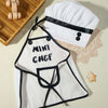 Ylsteed Newborn Chef Set – Baby Boy Photo Props with Bread Print, Newborn Photography Outfit for Picture Shoots