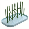 Tree-Shaped Baby Bottle Drying Rack with Dust-Proof Cover – Bottle & Cup Holder