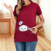 Women Pregnant Maternity Cotton Breastfeeding T-Shirt | Summer Nursing Blouse Tops | Fashion Clothes