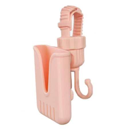 2-in-1 Baby Stroller Hooks Stable Creative Bicycle Hanging Double Rotatable Multifunctional Stroller Phone Holder