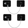 2/4/6-Pack Self-Adhesive Cabinet Locks with Keys — Baby Safety Locks for Fridge, Cabinets, Drawers, Doors & Appliances