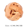 Wooden Lu Ban Brain Teaser 3D Puzzle – Educational Logic Game for Kids & Adults