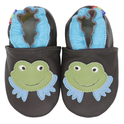 Soft Leather Baby Shoes – First Walkers for Boys & Girls, Skid-Proof Infant Slippers (0-6M to 7-8Y)