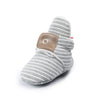 KIDSUN Newborn Winter Socks Shoes Anti-Slip Soft Cotton First Walkers Booties