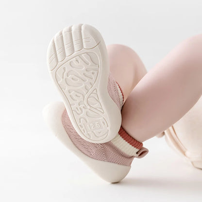 MILANCEL Baby Floor Shoes – 0-3Y Soft Soled Non-Slip Socks for Infant Girls & Boys, Autumn Winter Toddler Step Shoes