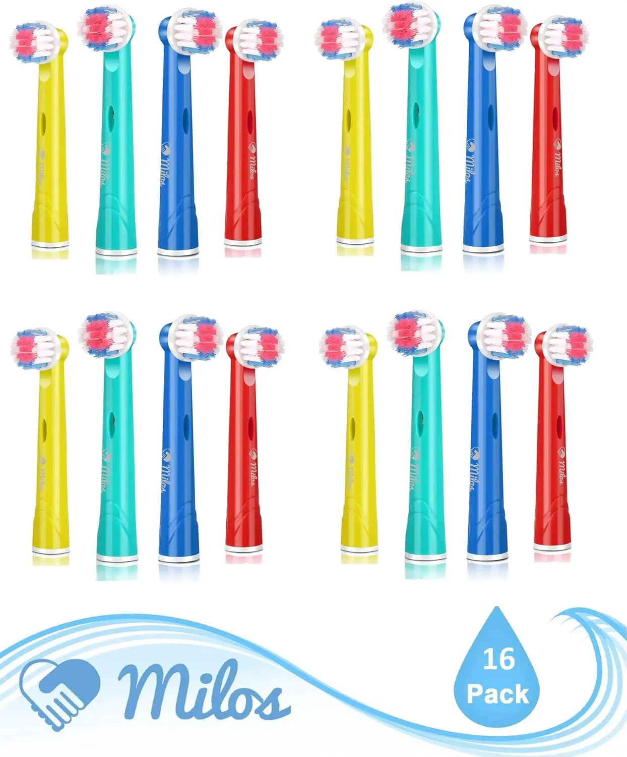Replacement Brush Head For Oral-B Toothbrush Pack of 8/16pcs Extra Soft Bristles Fits Electric Braun Sensitive Brush Heads