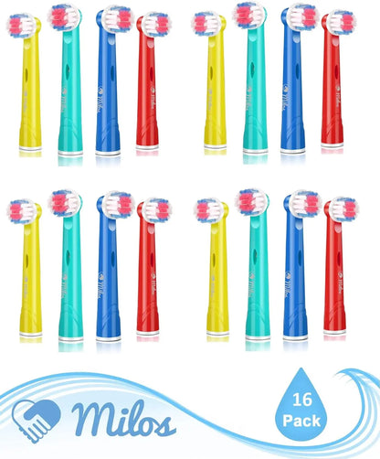 Replacement Brush Head For Oral-B Toothbrush Pack of 8/16pcs Extra Soft Bristles Fits Electric Braun Sensitive Brush Heads