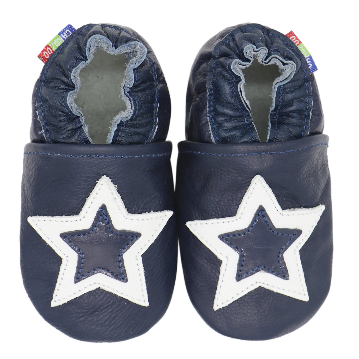 Carozoo Baby Shoes – Leather Children Slippers, Prewalker First Walking Shoes for Newborn Boys & Girls