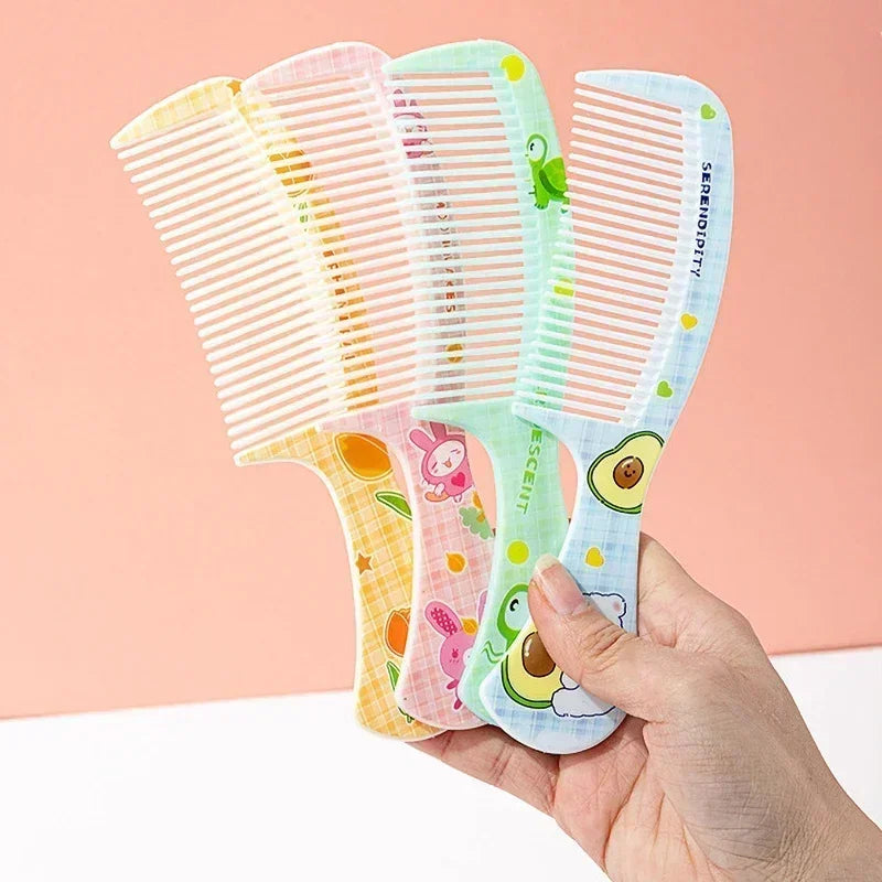 New Portable Untangling Hair Brush - Health Care Tools for Kids - Cute Rabbit & Bear Hairbrush Comb for Girls - Hair Accessories