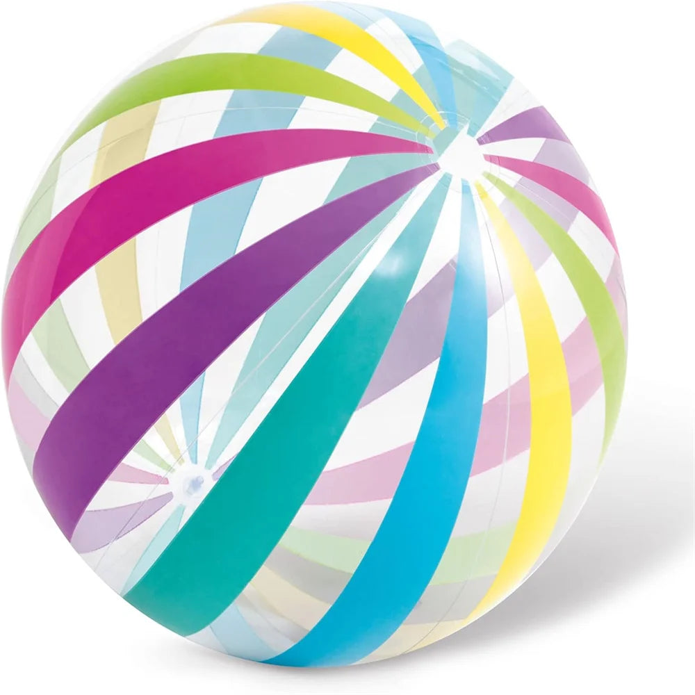 40cm Inflatable Jumbo Beach Ball Colorful Pool Toy for Swimming and Summer Parties