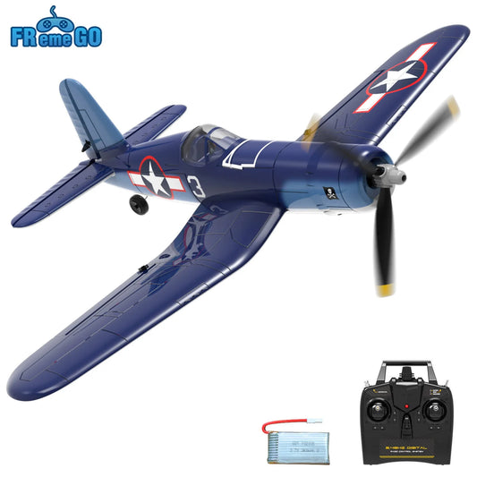 F4U Corsair RC Plane 2.4GHz 4CH 400mm (15.7 Inches) Wingspan One-Key Aerobatic RTF