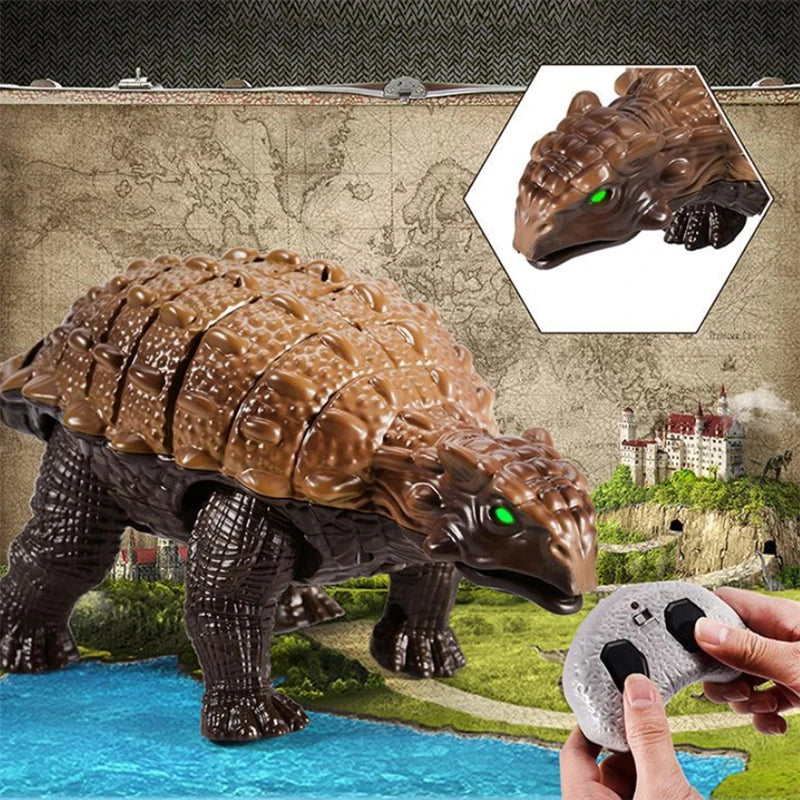 RC Ankylosaurus Dinosaur Toy – Remote Control Simulation Puzzle Model for Kids