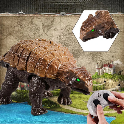 RC Ankylosaurus Dinosaur Toy – Remote Control Simulation Puzzle Model for Kids