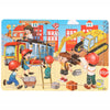 30-Piece Wooden Jigsaw Puzzle for Kids, Cartoon Animals & Vehicles, Early Learning Toy