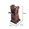 Medieval Building Blocks Playset - Viking Warriors Camp, Pirate Ship & Castle Wall (Compatible with Major Brick Brands)