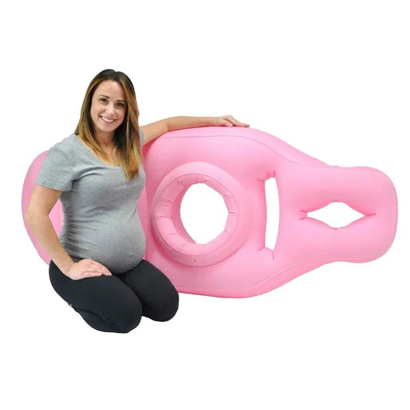 Inflatable Pregnancy Pillow Yoga Mat, Maternity Body Bed Pillow, Sleeping Mat for Pregnant Women