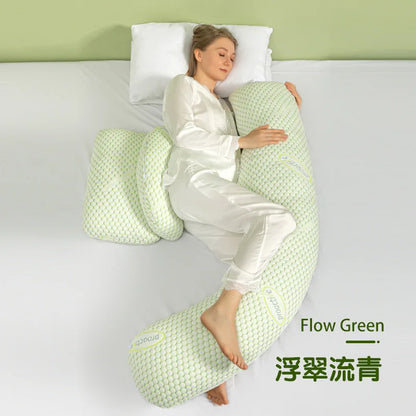 Maternity Pillow for Pregnant Women – U-Shaped Pillow for Neck, Waist, Abdomen, and Leg Support, Perfect for Side Sleepers