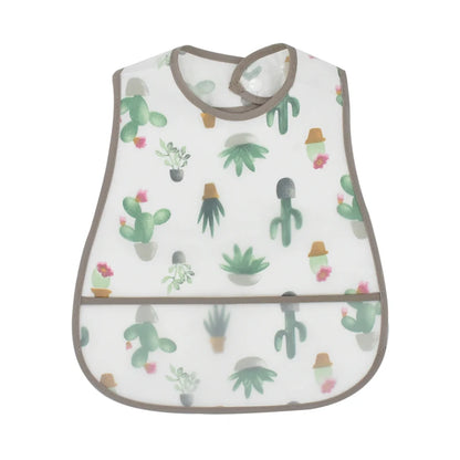 2023 New Cartoon Pattern EVA Waterproof Baby Bibs – Adjustable Feeding Apron with Pocket for Kids, Baby Burp Cloths - Kidzy Market