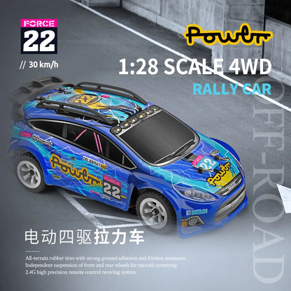 WLtoys 1:28 Mini RC Car with 30km/h Speed and 4WD Remote Control Drift
