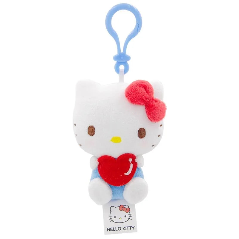 Sanrio Hello Kitty Kuromi Melody Pochacco Cinnamoroll Plush Toy Pendant Keychain Gift
