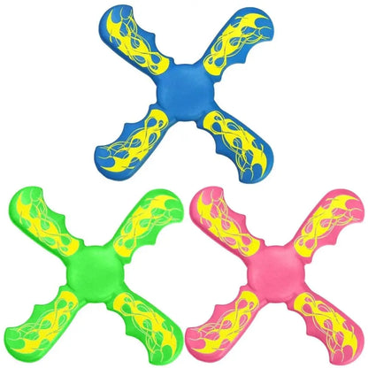 Soft EVA Kids Boomerang Flying Disc (240 mm / 9.45 in) – Interactive Outdoor Throwing Toy for Children