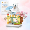 Street View Restaurant and Dessert Coffee Shop Building Blocks – Food House Model Toy for Kids