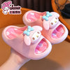 Kawaii Sanrio Parent-Child Cartoon Slippers — Hello Kitty My Melody Cinnamoroll Breathable Soft PVC Non-Slip Summer Slippers for Girls (Sizes 16–21 cm / 6.3–8.3 in)