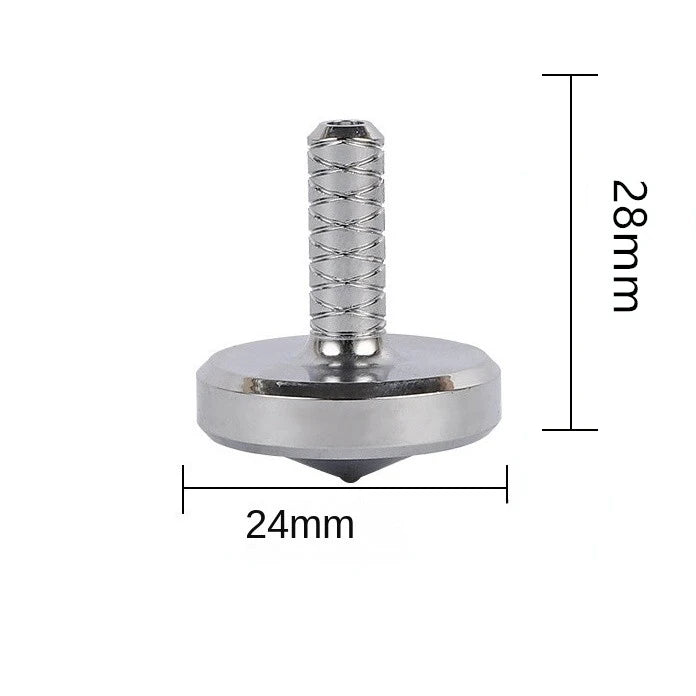 Metal Brass Gyroscope Spinning Top Fidget Toy (Mini Desktop Spinner, 1.5 in)