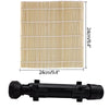 Sushi Maker Kit Bazooka Rice Mold With Bamboo Rolling Mat And Rice Paddle