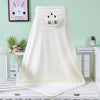 Baby Bath Towel – Soft Coral Fleece Hooded Swaddle Wrap, Newborn Sleeping Blanket for Boys & Girls