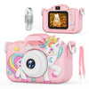 Digital Kids Mini Camera with 1080P HD, 8x Zoom, Dual Lens, Outdoor Photography Toy, Birthday Gift for Boys and Girls