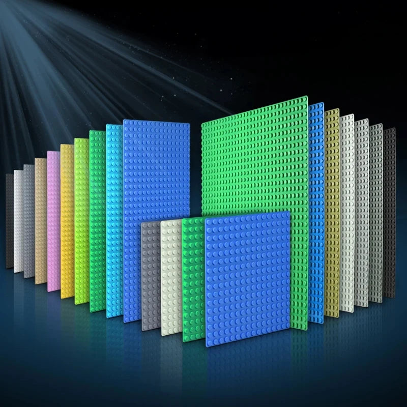 32x32 and 32x16 Dots Classic Base Plates – MOC DIY Plastic Bricks for City Building Blocks Toys