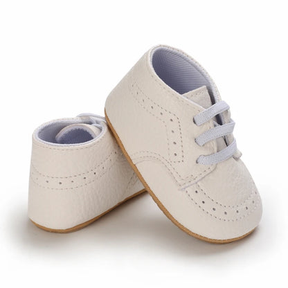 Boys and Girls Leather Loafers – Comfortable Oxford Dress Shoes, First Walkers, Baby Outdoor Shoes