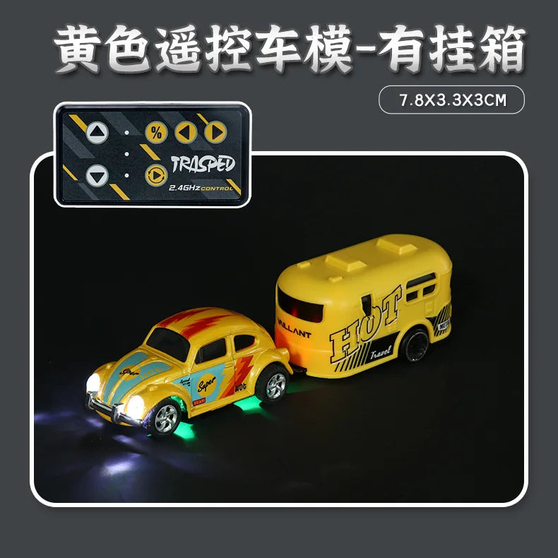 Wireless Mini Beetle Alloy RC Car with Mobile Phone Control