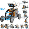 12-in-1 Solar Robot Science Kit - DIY Educational Building Toy, STEM Learning Tool for Kids