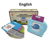 Learning Machine for Kids – Talking Flash Cards Electronic Audio Book for Learning English, German, Spanish, and French in Kindergarten