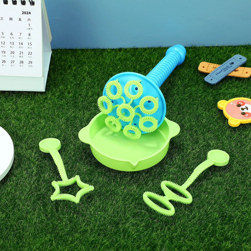 Horn Bubble Blower Toy Set — Jumbo Giant Bubble Maker for Kids (5.9 x 2.7 x 2.7 in)