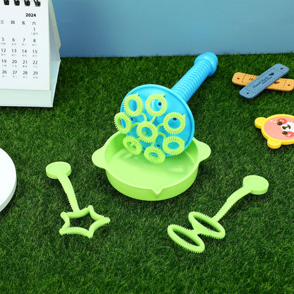 Horn Bubble Blower Toy Set — Jumbo Giant Bubble Maker for Kids (5.9 x 2.7 x 2.7 in)