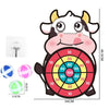 Montessori Sticky Ball Dartboard Slingshot Target – Kids Indoor & Outdoor Catapult Throwing Game