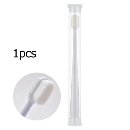 Ultra-fine Soft Toothbrush Million Nano Bristle Adult Teeth Deep Cleaning Portable Travel Dental Oral Care Brush