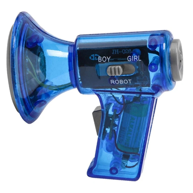 Environmentally Friendly Plastic Megaphone Voice Changer with 3 Sound Effects Fun Toy Gift