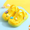 Summer Kids’ Sandals – Cartoon Design Hole Shoes, Soft Anti-Skid Slippers for Boys & Girls, Beach Baby Shoes